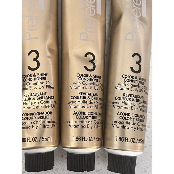 3 L'oreal Superior Preference COLOR & SHINE #3 Conditioner 1.86oz Care Supreme - Picture 2 of 4
